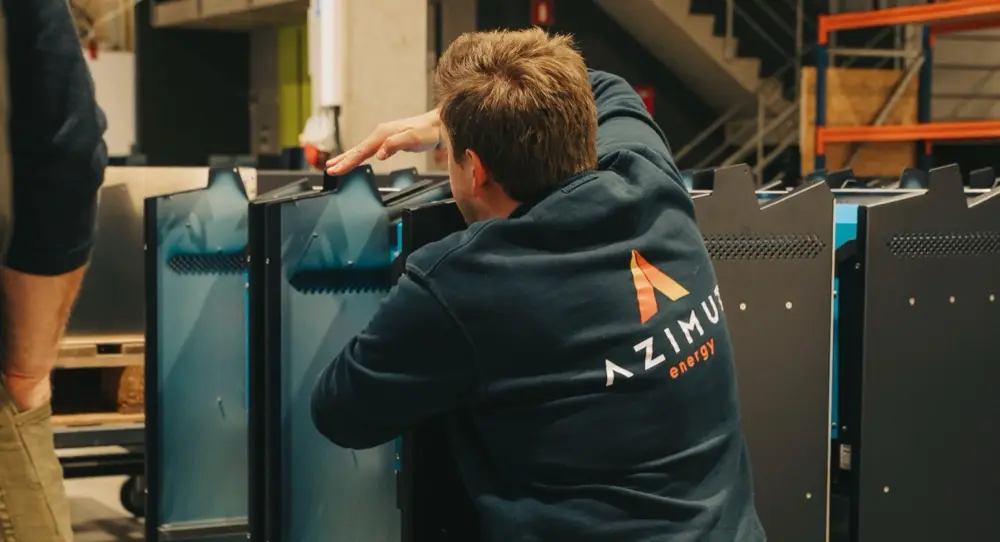 L'équipe Azimut en atelier, en Wallonie