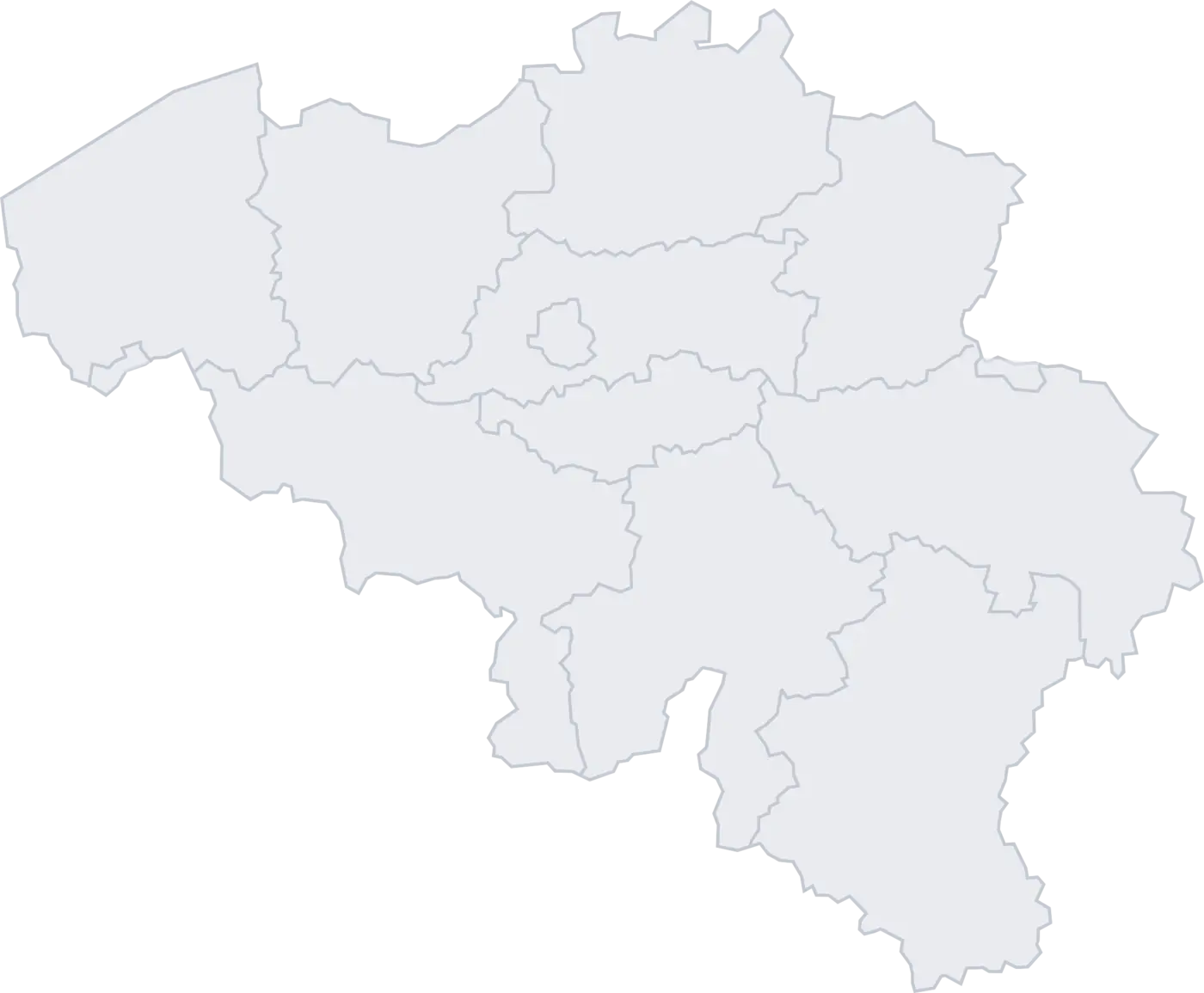 Carte du réseau : chaque point est un installateur partenaire d'Azimut